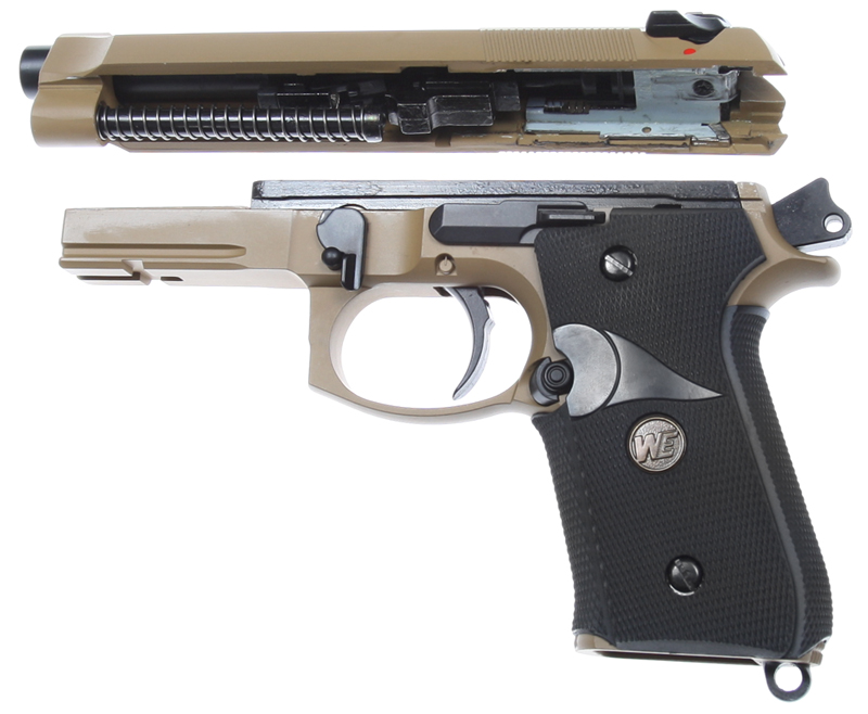 Beretta M9A1, version Navy, Tan, GBB, WE