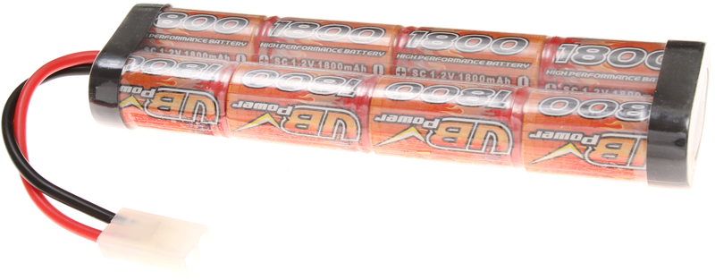 Battery, large, 9.6V, 1800mAh, VB Power