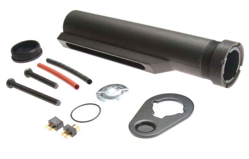 Buffer tube M4 for LiPo battery, Black, Cyma, C.103A