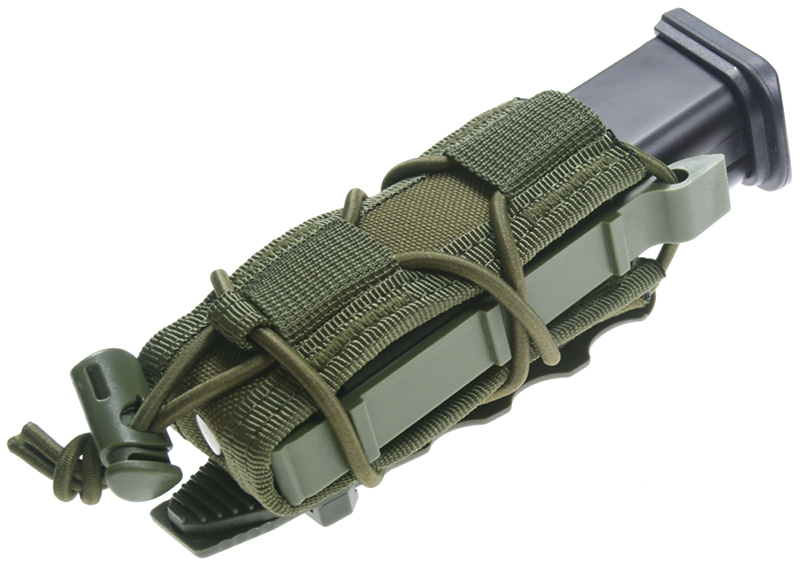 Pistol magazine pouch Spider, single, OD, ACM