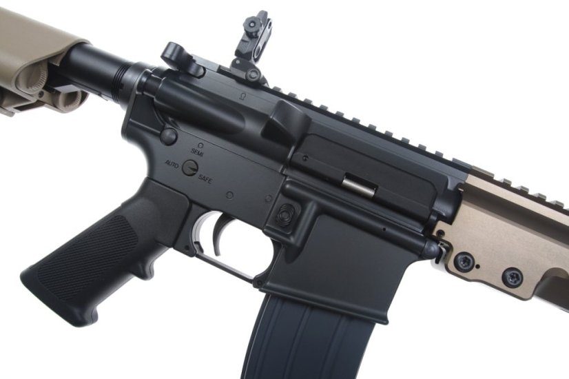 CGS M4, MK16 9.5 Inch URG-I, GBBR, Black/FDE Two Tone, Cyma CGS, CGS.003-9.5