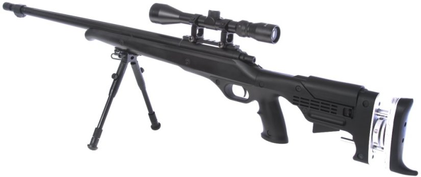 VSR-12D, black, bipod, scope, Upgrade version, Well, MB12D