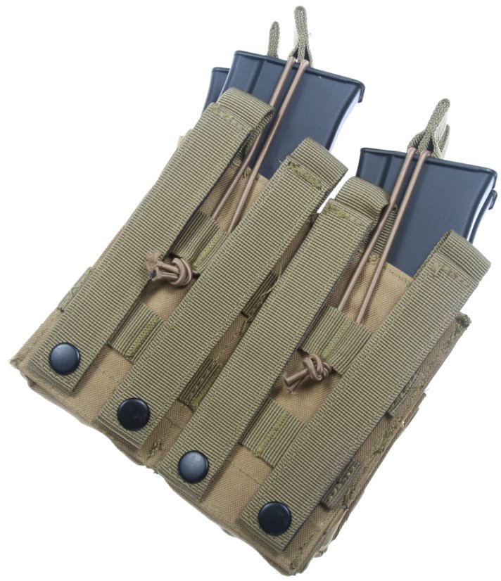 Magazintasche 4x M4/AK, Molle, TAN, ACM