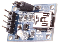 Li-Pol töltő redukció, 5V Mini USB csatlakozó, Turnigy