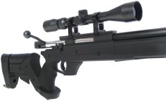 L96-04D, fekete, kétlábú állvány, távcső, továbbfejlesztett változat, Well, MB04D