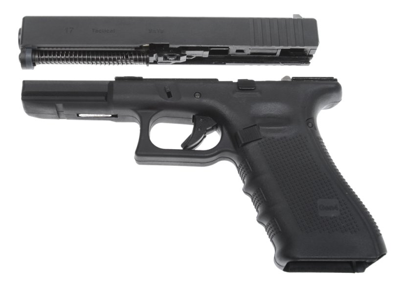 Glock 17, frame 4. gen., black, GBB, WE